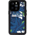 NFL Seattle Seahawks Tropical Print iPhone 15 Pro Waterproof Case